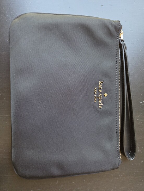 kate spade Handbags - Kate Spade Nylon Wristlet Clutch Black